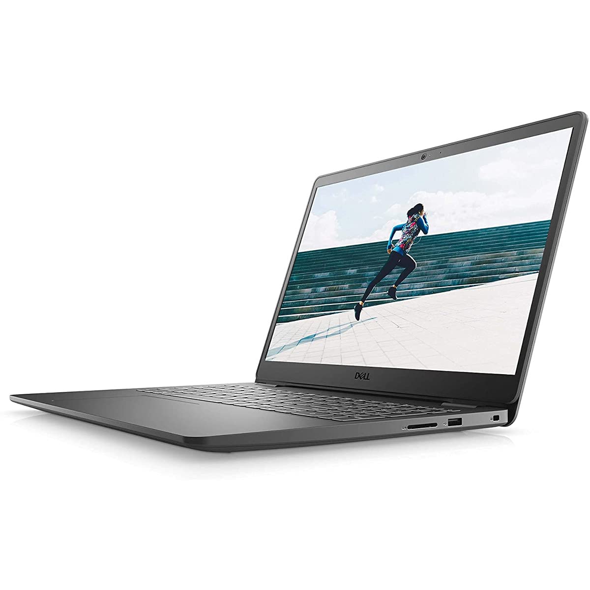 Dell Inspiron 15 3505 - Ordenador Portátil de 15.6 Full HD (AMD Ryzen 5 3450U, 8 GB RAM, 256 GB SSD, SD Card reader, Windows 10 Home), Plata - Teclado QWERTY Español