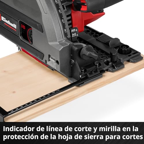 Einhell Professional Sierra de incisión con batería TP-PS 18/165 Li BL-Solo Power X-Change (18V, Ø 165 mm, hoja de sierra, Brushless, profundidad de corte 56 mm, ajuste sin herramientas, sin batería)
