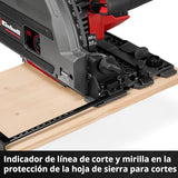 Einhell Professional Sierra de incisión con batería TP-PS 18/165 Li BL-Solo Power X-Change (18V, Ø 165 mm, hoja de sierra, Brushless, profundidad de corte 56 mm, ajuste sin herramientas, sin batería)