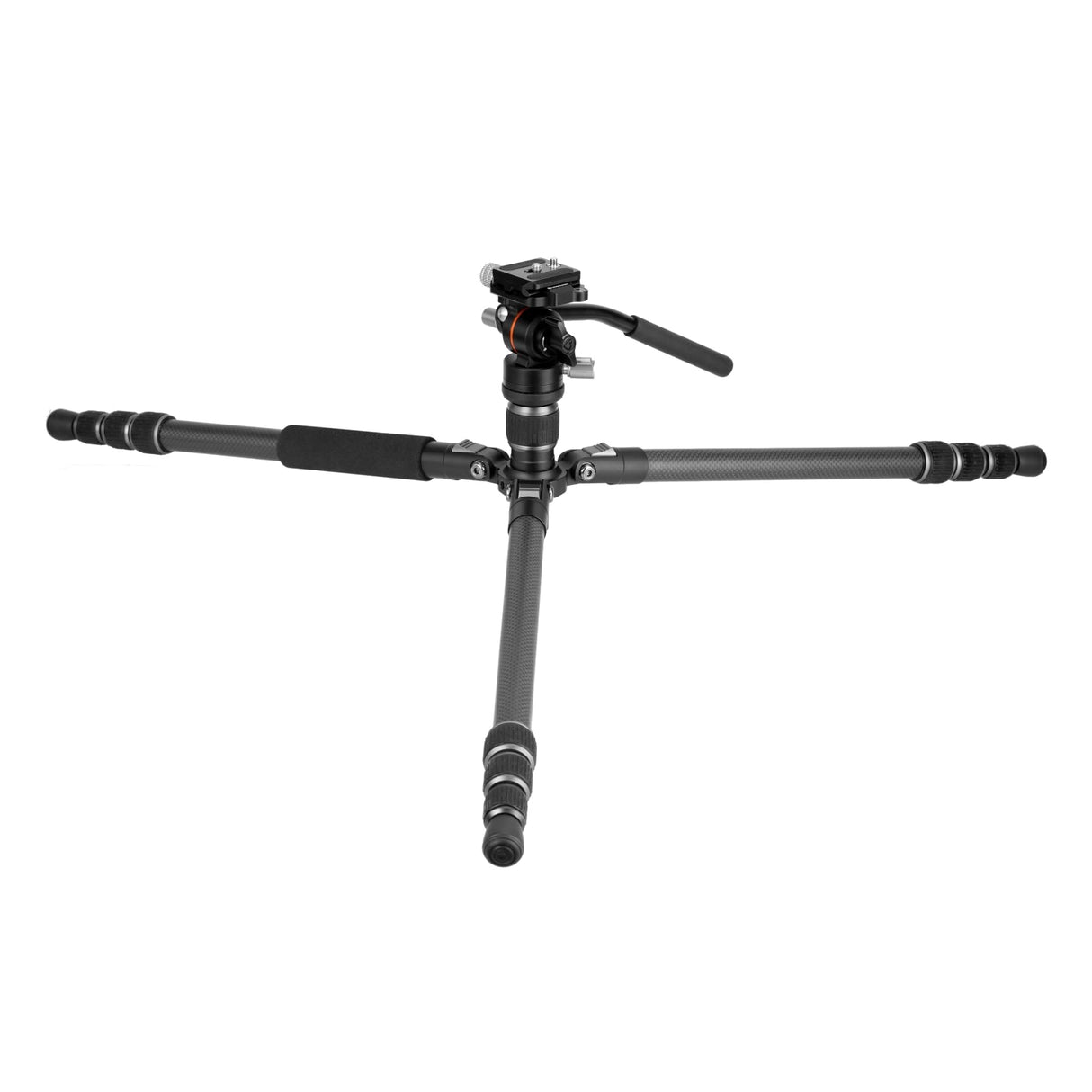 Vanguard Vesta GO 264CV12 - Trípode de Viaje de Carbono, rótula de vídeo