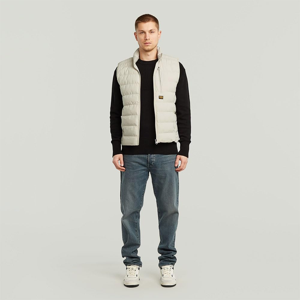 G-STAR Para Hombre Chaleco Foundation Liner, Beige (dk brick D24277-D518-1214), L