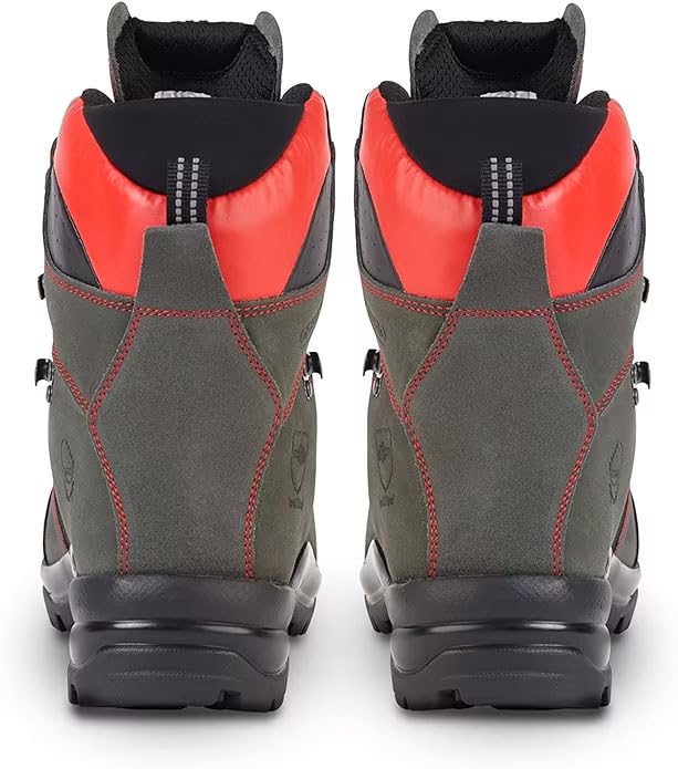 Oregon Botas de Seguridad Fiorland para Trabajos con Motosierra, Botas Impermeables con Protección Clase 2, EPI de Seguridad, Resistentes al Calor y al Frío, Máxima Comodidad - Talla EU 42 (UK 8)
