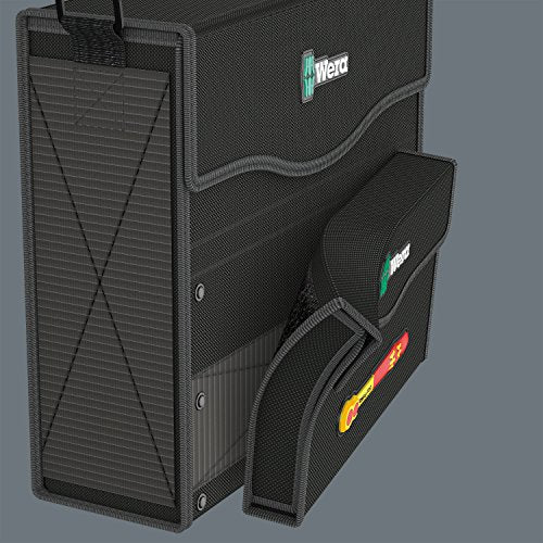 Wera 05004970001 8100 SB VDE 1 Juego de carraca Zyklop, aislado, con palanca de conmutación, con arrastre de 3/8", métrico, 17 piezas