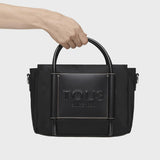 TOUS, BANDOLERA L. EMPIRE SOFT para Mujer, NEGRO, GRANDE