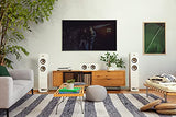 Polk Audio Signature Elite ES55 - Altavoz de Torre con Certificado de de Alta resolución y Dolby Atmos y DTS: Compatible con X, Tweeter de 1 Pulgada y (2) Woofers de 6,5 Pulgadas, Color Blanco
