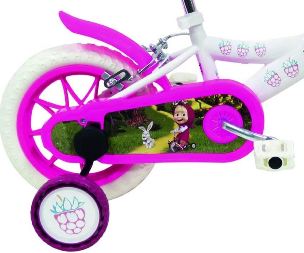Masha y el Oso - Bicicleta para Niña, 12" pulgadas