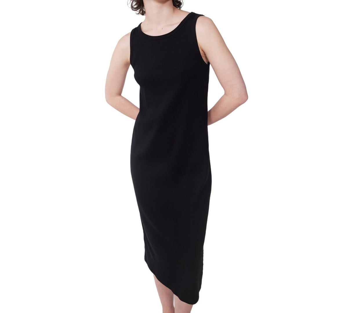 Petit Bateau A0CS9 Vestido sin Mangas, Negro, XS para Mujer