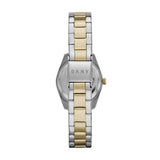 DKNY Reloj para mujer Nolita, movimiento de tres manecillas, 26mm 2T Plata/Oro Caja de acero con correa de acero, NY2922