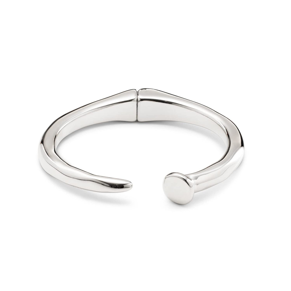 UNO de 50 | Pulsera Rígida en Aleación de Metales | Bañado en Plata de Ley | Joya Artesanal | Diseño Creativo