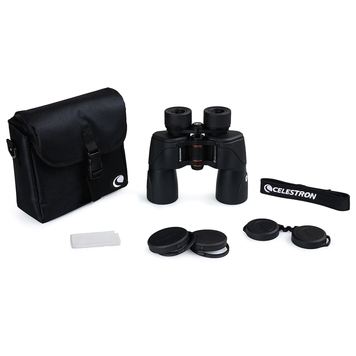 Celestron 72033 SkyMaster Pro ED 7x50: prismáticos astronómicos con Vidrio ED y Gran Apertura para Grandes distancias, Revestimiento XLT Completo, Adaptador para trípode y Estuche de Transporte