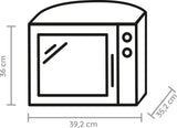 Bauknecht MW 39 WSL - Combinación de parrilla y microondas / función Crisp / 700 W / 13 L / Diseño compacto para ahorrar espacio en esquinas, parrilla de 700 W / función de cocción al vapor