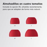 Beats Solo Buds — Auriculares intraurales Bluetooth inalámbricos | 18 Horas de autonomía | Compatibilidad con Apple y Android | Micrófono Integrado - Rojo Transparente