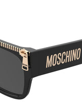Moschino Gafas de Sol MOS165/S BLACK/DARK GREY 56/16/145 hombre