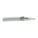 Schwaiger SAT cable coaxial sin conectores de 7 mm, blanco, 110 dB, 500 m)