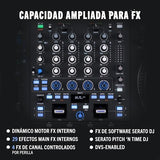 RANE PERFORMER Controlador DJ motorizado de 4 canales, platos 7" con displays, faders Precision Feel, Stem Split, FX Avanzado, Serato DJ Pro incluido