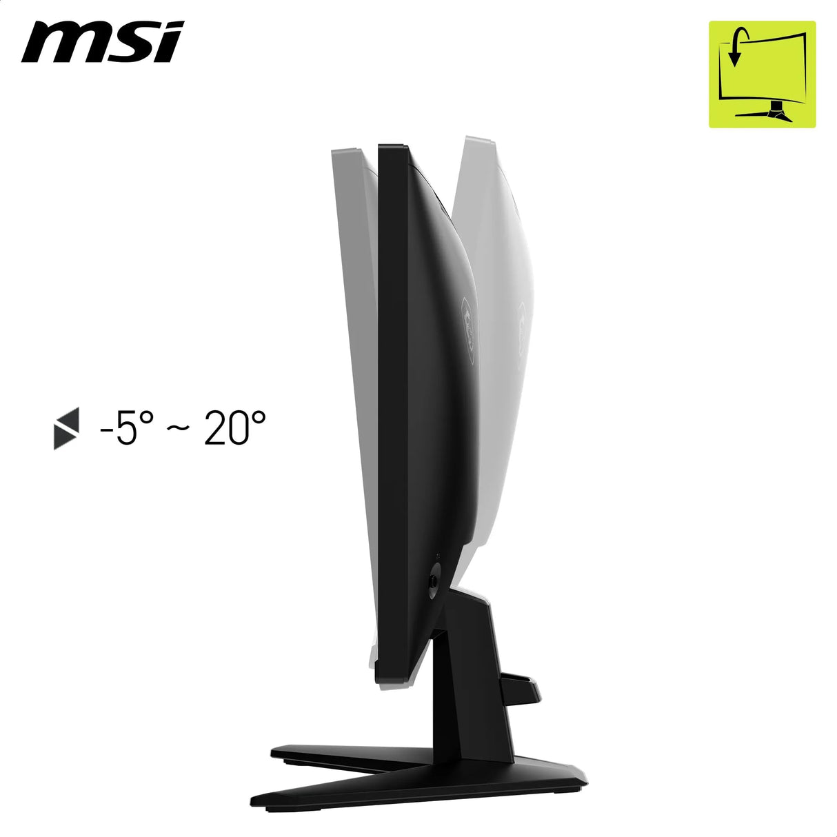 MSI mag 255XF Monitor FHD Gaming de 24,5", Panel IPS rápido de 1920 x 1080, 300 Hz / 0,5 ms (GtG, mín.) sRGB del 120%, Diseño sin Marcos, Preparado para HDR, DisplayPort 1.4a, HDMI, Negro