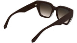 CALVIN KLEIN JEANS CKJ25620S Sunglasses, Brown, Talla única para Mujer