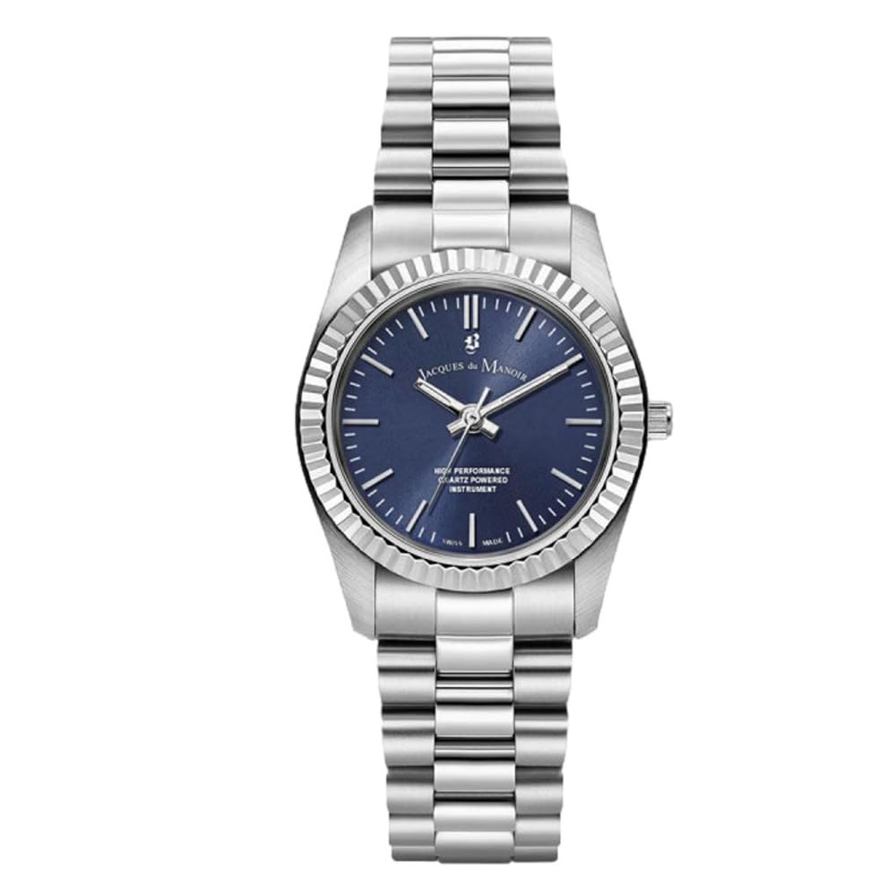 Jacques Du Manoir Reloj Analógico para Mujeres de con Correa en Acero Inoxidable JWL03902