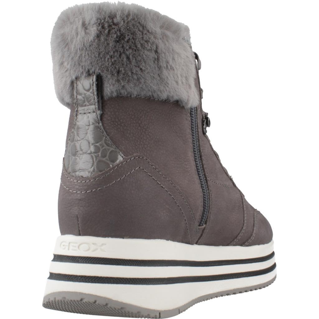 Geox D Kency B, Zapatillas, Dk Stone, 39 EU