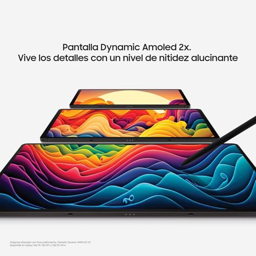 Samsung Galaxy Tab S9 Ultra, 1 TB, 5G + Cargador 45W - Tablet Android con IA, Ranura MicroSD, S Pen Incluido, Beige (Versión Española)