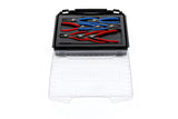 GEDORE Juego de alicates para circlips, 8 piezas, Juego de herramientas para circlips interiores y exteriores, Rectos y acodados en 90°, 1101-005