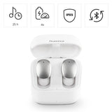 Hama | Auriculares Bluetooth (Control táctil, Resistente a Salpicaduras IPX5, Comandos de Voz, Batería Duradera) Color Blanco