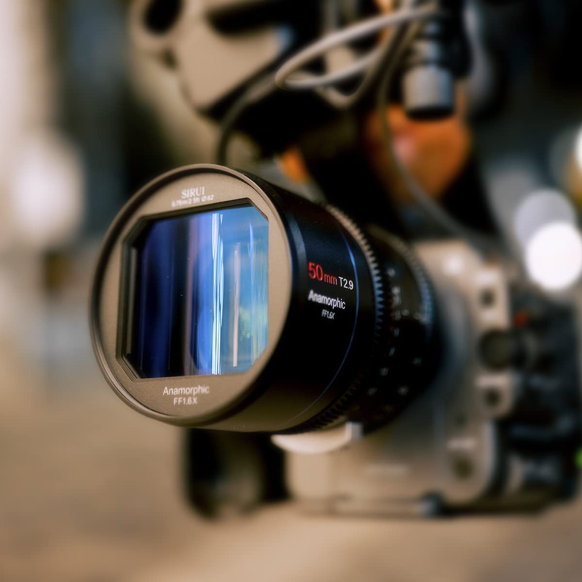 SIRUI 50mm T2.9 1.6X Full Frame Anamorphic Cine Cinema Objetivo Lens Lenses Lente(E Mount)