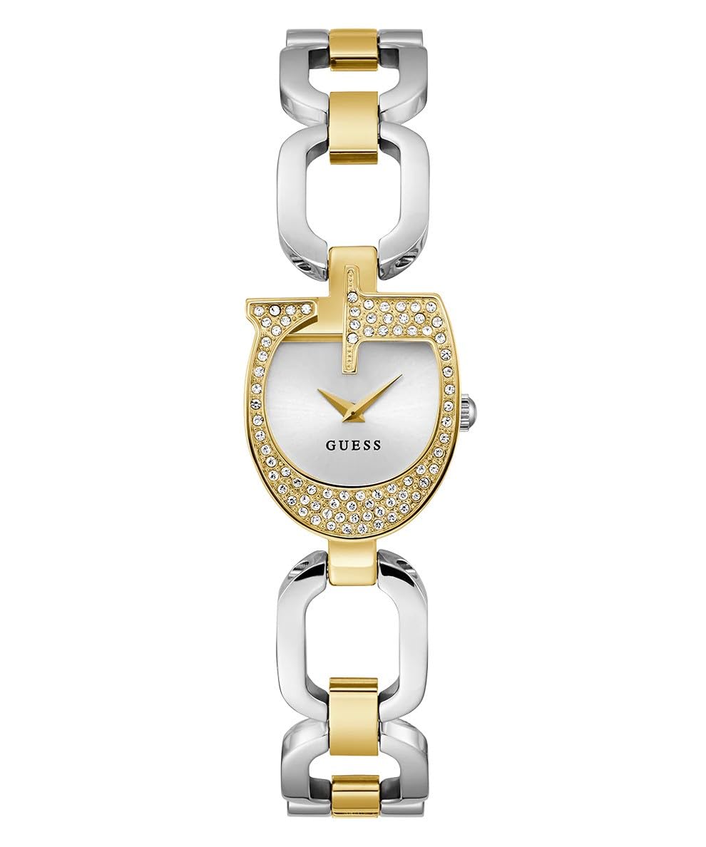 GUESS Reloj Analógico para Mujer'S de Cuarzo con Correa en Acero Inoxidable GW0683L6