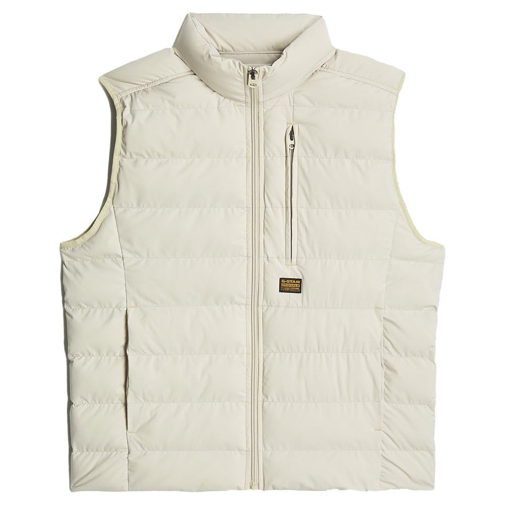 G-STAR Para Hombre Chaleco Foundation Liner, Beige (dk brick D24277-D518-1214), L