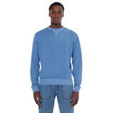 Scotch & Soda Garment Dye Structured Crewneck Sweatshirt, Sudadera Hombre, Lake Blue, XXL