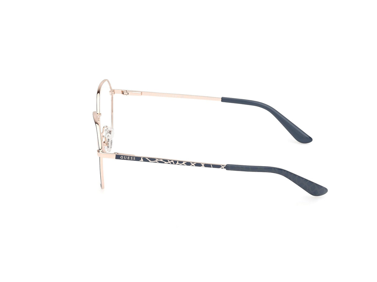 GUESS Gu50169 Marcos para Gafas recetadas, 091 Azul Mate, 57/14/145 para Mujer