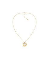 Calvin Klein Collar con Colgante para Mujer Colección CK SPIRAL de Oro Amarillo con un Charm - 35000761