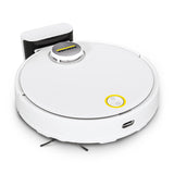Kärcher, Robot Aspirador RCV 3, App Inteligente, Navegación láser LiDAR, Cartografía, Reconocimiento del Entorno, 2500 Pa, Autonomía de 120 min, para Suelos Duros y alfombras, Blanco