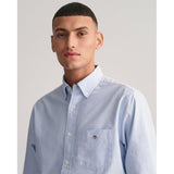 GANT Reg Oxford Shirt Camisa, Light Blue, XL para Hombre