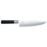 KAI Wasabi Black Bloque de cuchillos de roble equipado con 8 cuchillos, desmontable para limpieza - Dimensiones 31 x 18 x 34 cm - Juego completo de cuchillos de cocina