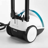 Polti Vaporetto Smart 100 T, Limpiador a Vapor con Caldera de Alta Presión de 4 Bares, Potencia Máxima 1500 W, Autonomía Ilimitada y Recarga Continua, 9 Accesorios Incluidos, Blanco y Turquesa