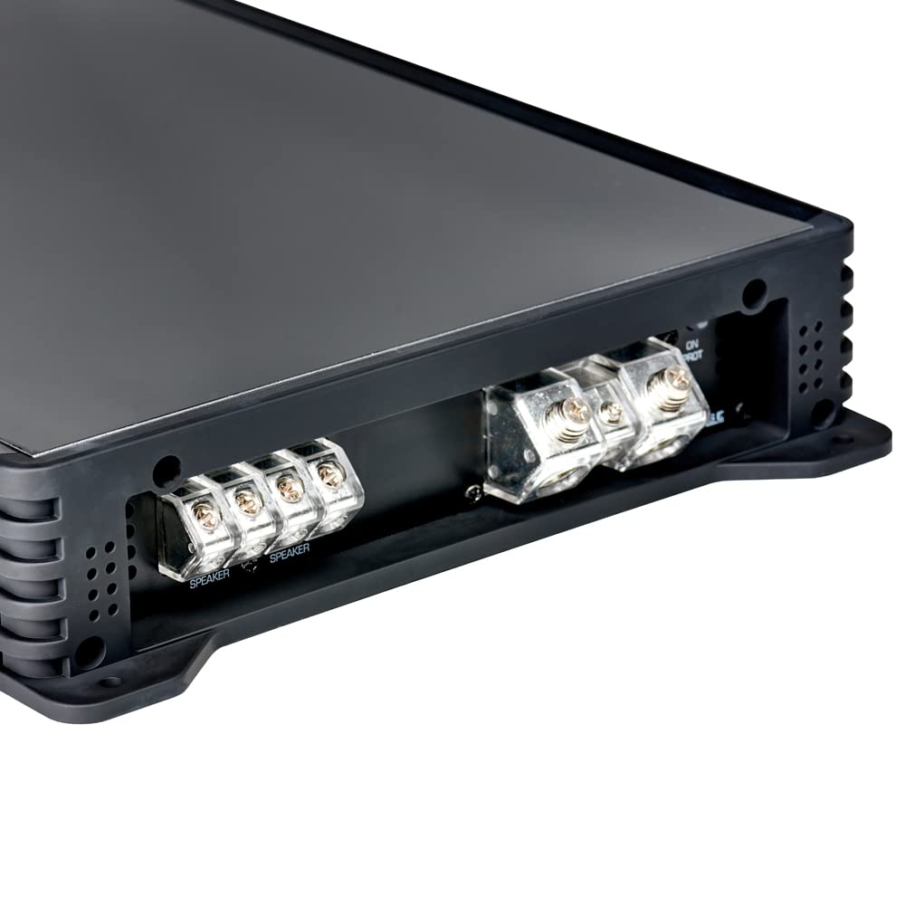 In Phase Car Audio IPA7001D - Amplificador de subwoofer monobloque estable de 1 ohmios, 7000 vatios, color negro