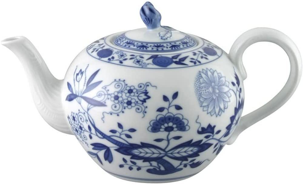 Hutschenreuther Blau Zwiebelmuster Teekanne 12 P. 14240