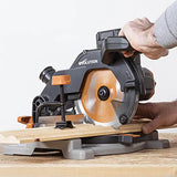 Evolution Power Tools - R185CMS-Li Sierra ingletadora, ingletadoras, Inalámbrica, ingletadora bosch profesional, engletadora para madera profesional, tronzadora, ingletadora telescopica, 185 mm