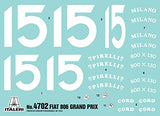 Carson Italeri 1 12 / FIAT Grand Prix # 4702 Kits-806 Modelo, plástico