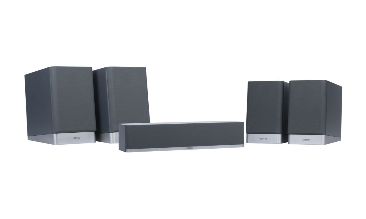Jamo S7-17HCS Home Cinema System (S17B x2 + S15B x2 + S43C x1) BF Sistema de Cine en casa con 2 Altavoces de estantería S7-15B y 2 S7-17B y un Canal Central S43C Azul