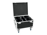 Roadinger Flightcase 4 x Tmh Fe 600 con Ruedas, Multicolor, Talla única