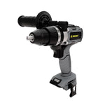 Rodcraft RC9042 - Taladro de impacto inalámbrico de hasta 13 mm, 500-2000 rpm, luz LED, sin batería, sin cargador, en caja de cartón, con mango suave y mango lateral.
