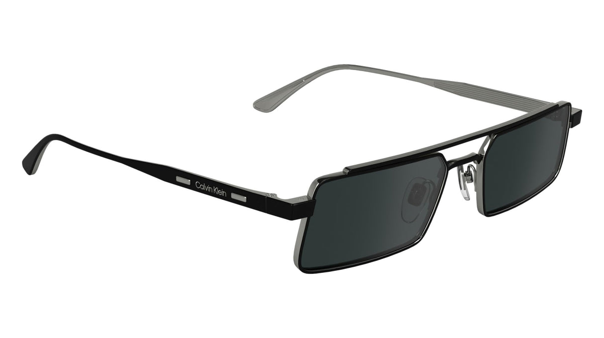 Calvin Klein Unisex Adult Sunglasses CK24111S - Matte Black with Solid Grey Lens
