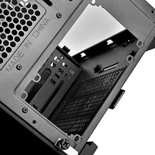Silverstone SST-LD01B Lucid Serie Mini Tower Micro ATX - Caja para Ordenador (3 Paneles Laterales de Cristal Templado)