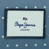 Pepe Jeans Dalma Mochila Compact 2 Ruedas Azul 32x43x21 cms Poliéster by Joumma Bags
