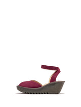 Fly London YAID552FLY, Sandalias Mujer, Berry, 41 EU