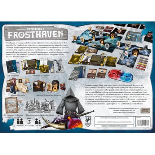 Cephalofair Games Frosthaven, Juego de Mesa cooperativo, de campaña ambientado en un Universo Helado, Desde 14 años, 1-4 Jugadores, 30 Minutos de Juego por Jugador, versión española