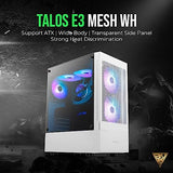 Boitier Moyen Tour ATX GAMDIAS Talos E3 Mesh RGB Avec panneaux vitrés (Blanc)