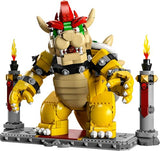 LEGO Super Mario El Poderoso Bowser, Maqueta 3D para Construir, Figura Articulada, Casa Decoración, Coleccionable Mario Bros, Idea de Regalo para Adultos 71411